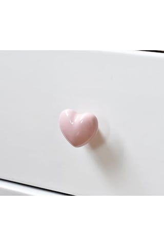 Modern Kalp Kulp Bebek Çocuk Genç Odası Çekmece Dolap Mobilya Kulpu 001