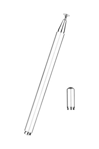 Geeroyoo Metal Stylus Kalem: Manyetik Ve Silikon Uçlu, Telefon-tablet Uyumlu, Çoklu Sisteme Destek, Beyaz