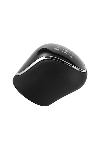 Wezone Ford Focus, C-max, Kuga İçin 6 Vites Kayışlı Deri+plastik Vites Topu - Dayanıklı, Anti Kayma, Kolay Kurulum