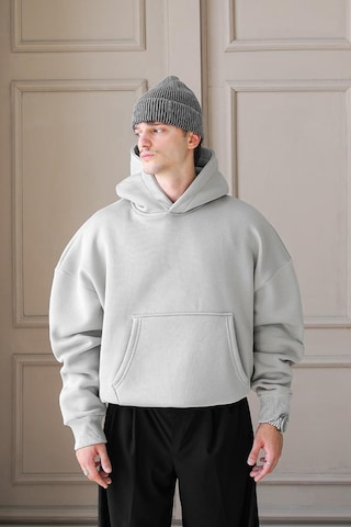 Gri Cozy Basic Oversize Sweatshirt Gri