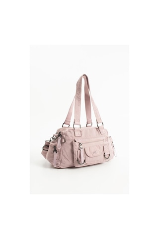 Kadın Omuz Çantası Çapraz Askılı Postacı Bayan Çantası 21 31 Cm Poliamid Hafif Kumaş Kol Çantası Pembe