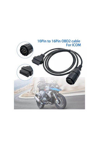 Suofeng Bmw Icom-d Motosiklet Tanı Kablosu - 10pin'den 16pin Obd2 Bağlantı Adaptörü