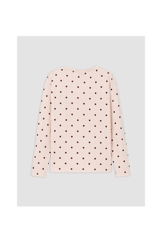 Lcw Dream Pembe Bisiklet Yaka Desenli Kadın Pijama Takım