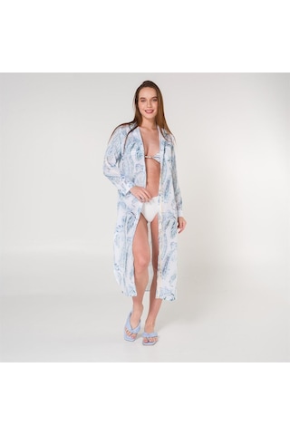 Helen Vual Plaj Gömlek Elbise Yeşil