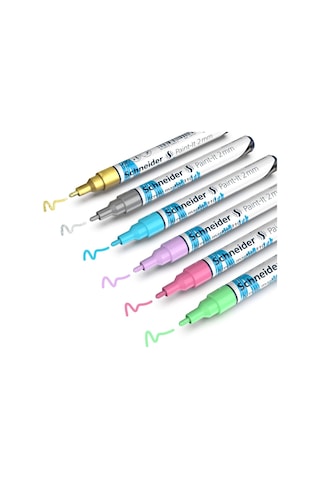 310 Akrilik Marker 2mm Set/2-120196 6 Lı