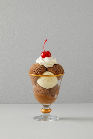 Englısh Home Golden Orient Cam 3'lü Cup - Dondurma Kasesi Gold Gold - Şeffaf