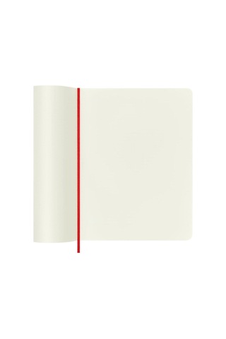 Moleskine Classic Yumuşak Kapak Çizgisiz Defter 19x25 Scarlet Red Kırmızı