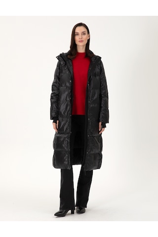 Pierre Cardin Kadın Siyah Kaban 50290312-vr046 Siyah