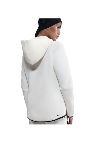 Nike Tech Fleece Windrunner Hoodie Beyaz Kadın Sweatshirt Hv6747-133