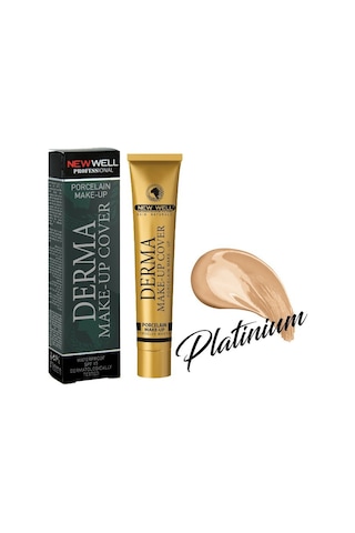 New Well Derma Make Up Cover Porselen Kapatıcı Fond.Platinium 30 ML