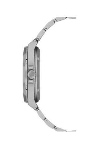 Nacar Safir Cam Klasik Gümüş Erkek Kol Saati Nc33-258378-alm