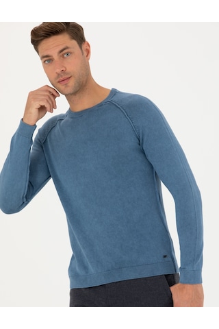 Pierre Cardin Erkek Koyu Mavi Triko Kazak 50278902-vr032 Koyu Mavi