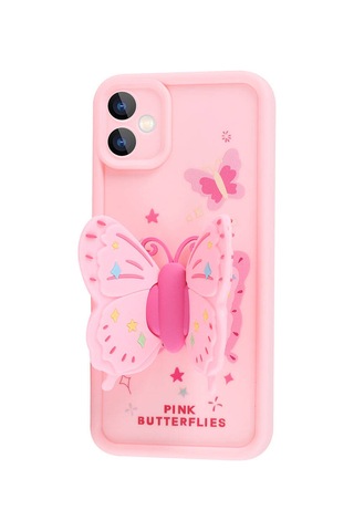 Galaxy Uyumlu A05 Kılıf Kamera Korumalı Figür Tasarımlı Zore Kapya Kapak-pembe Koyu Pembe Koyu