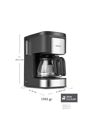 Karaca Just Coffee Aroma 2 In 1 Filtre Kahve ve Çay Demleme Makinesi