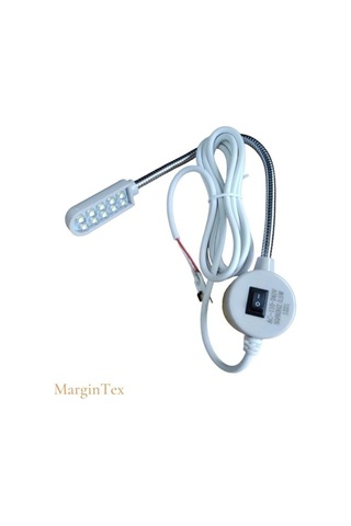 Spiral Dikiş Makinası Lambası Mıknatıslı 10 Ledli