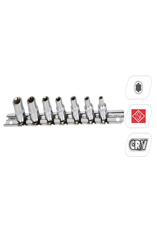 Ht- Rico 1/4 E Lokma Takımı Allen Torx Bits Seti 22 Parça