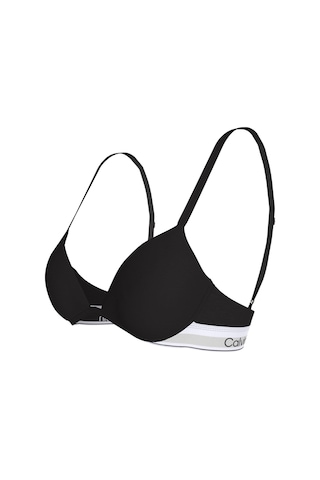 Calvin Klein Hafif Dolgulu Derin Dekolteli Siyah Sütyen-16435