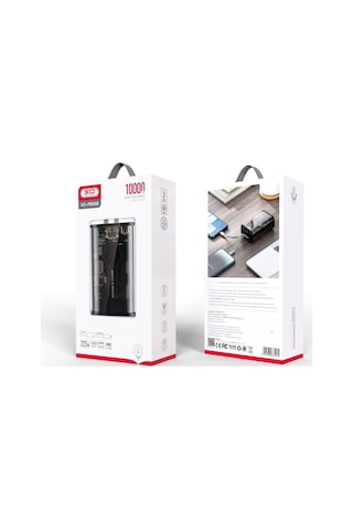 22.5w Hızlı Şarjlı Dahili Type-c Ve Lightning Kablolu 10000 Mah Taşınabilir Şarj Cihazı Beyaz