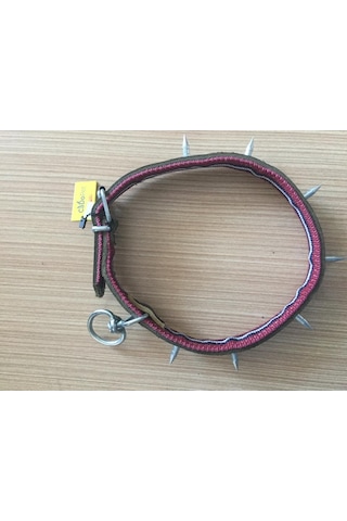 Cado Pet Büyük Irk Çivili Güçlü Çift Katlı Köpek Boyun Tasması Siyah 4 x 77 CM Siyah