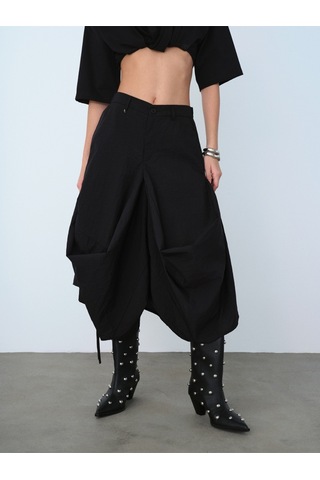 Oversize Kadın Top Siyah