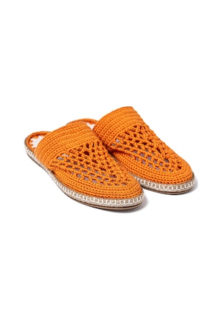 Terlik Kadın Bbs Jmy John May Knitwear Slippers Orange Turuncu