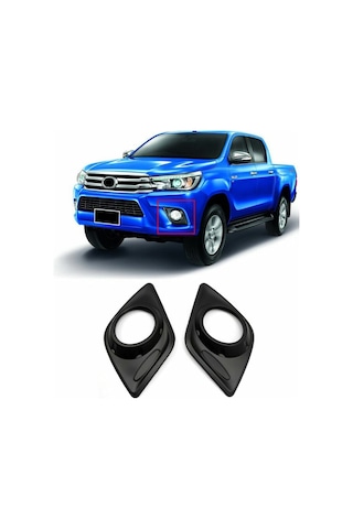 Toyota Uyumlu Hilux Sis Lambası Kapağı Siyah Abs 2016 Sonrası