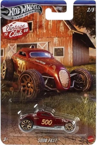 Hot Wheels Silver Series Vintage Club 1968 5'li Set Hrt81 Çok Renkli