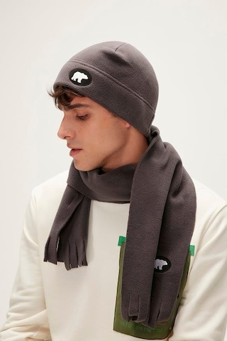Bad Bear Badman Antrasit Polar Atkı - Antrasit