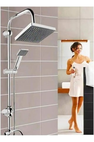 6'Lı Duş Seti Duş Robotu Banyo Bataryası Lavabo Bataryası Havlulu Diğer