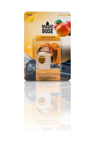 Autokit Magic Dose Dekoratif Kokulu Ahşap Ayna Süsü Mango 285 ML