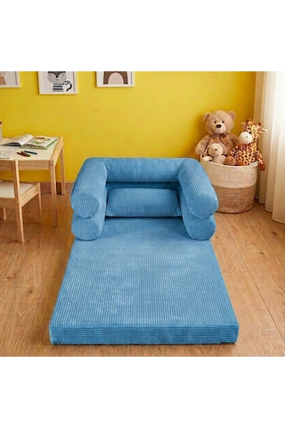 Miniwood Montessori Yatak Oyun Alanlı Bebek Yer Yatağı Sünger Çocuk Karyola 104 x 150 CM