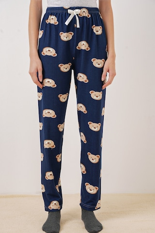 Bigdart 4323 Desenli Pijama Altı - F. Lacivert