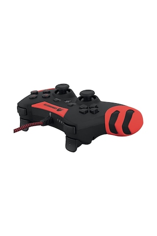 Gamebooster Gb-j54r Ps3 / Pc Uyumlu Kırmızı Kablolu Dualshock Titreşimli Gamepad