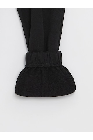 LC Waikiki Lcw Kids Siyah Beli Lastikli Basic Kız Çocuk Jogger Eşofman Altı New Blakız Çocuk