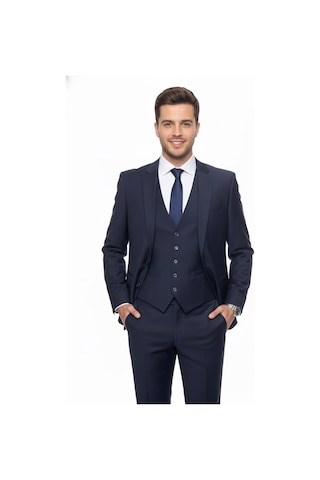 Presto Erkek 6 Drop Yelekli Slim Takım Elbise A.lacivert 581-250 Lacivert