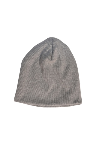 Luess Çocuk Unisex Fitilli Kışlık Bere Gri Melanj