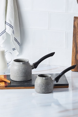 Karaca Darkstone 2li Cezve Seti  