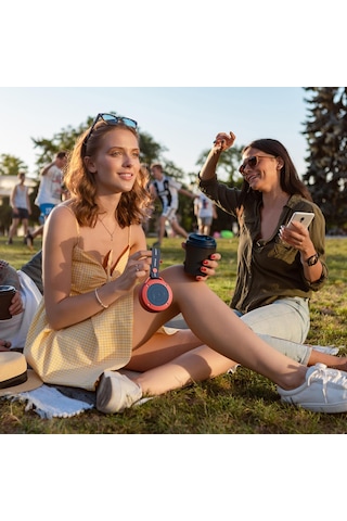 Polosmart Pbs168 Bluetooth 5.1 Hoparlör 3w Type-c Şarjlı Taşınabilir 400 Mah Speaker Kırmızı