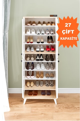 Ae-1088 Patentli İmaj Sonomo Ayakkabılık, 9 Raflı, Ayaklı, 4 Kapa
