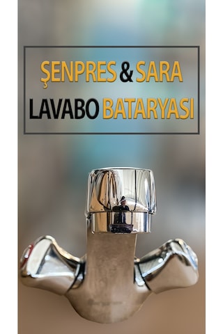 Şenprens Sara Model Lavabo Bataryası Krom