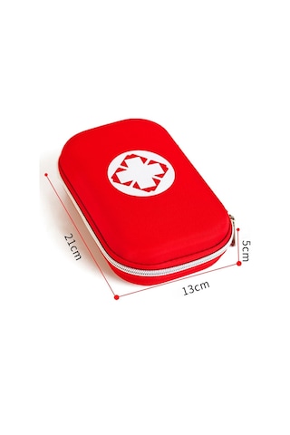 Sones 25'i 1 Arada Eva Taşınabilir Araba Ev Açık Hava Acil Durum Malzemeleri Kiti Hayatta Kalma Kurtarma Kutusu Kırmızı