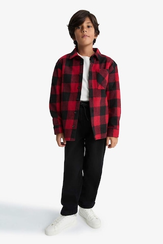 Defacto Erkek Çocuk Standart Paça Pelüş Astar Jogger Pantolon F1976a825wnbk81 Siyah-bk81