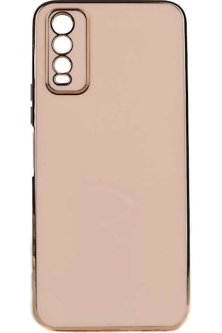 Nourthkiingdom Vivo Y11s Kılıf Nrtk Bark Kapak - Rose Gold Rose Gold