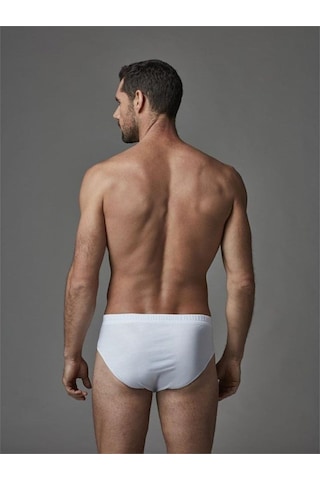 Eros Ers034 Erkek Slip İkili Paket - Beyaz Beyaz