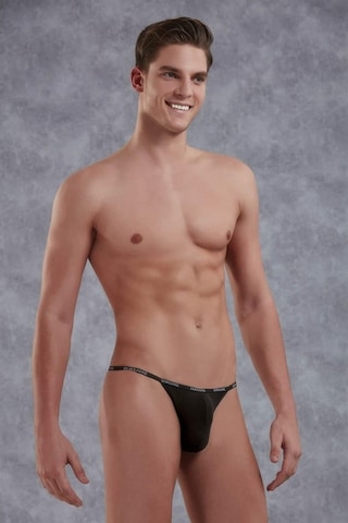 Doreanse 1330 Erkek Micro Modal Siyah Tanga String Slip