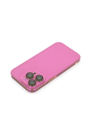 Newface - 304 - iPhone Uyumlu 13 Pro Max Kılıf Armada Lensli Kapak - Csmo-tex - - Pembe