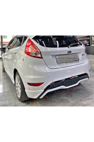 Fiesta St Arka Tampon Eki - Plastik - Boyasız