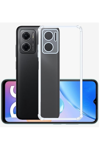 Kvy Xiaomi Redmi Note 11e Kamera Korumalı Süper Silikon Kılıf