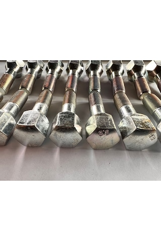 Tofaş Uyumlu Oem Bijon 16'lı Set 53mm Toplam Boy 30mm Diş Boyu Aa...