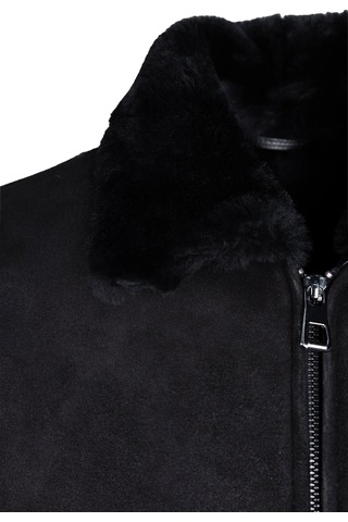 Tamer Tanca Erkek Hakiki Deri Siyah Deri Mont 1000 2011 Erk Derımont Sk24/25 Sıyah Kurk Siyah